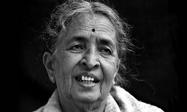 ಎ.ಎನ್. ಮುಕುಂದ ತೆಗೆದ ಎಂ.ಕೆ. ಇಂದಿರಾ ಅವರ ಚಿತ್ರ.