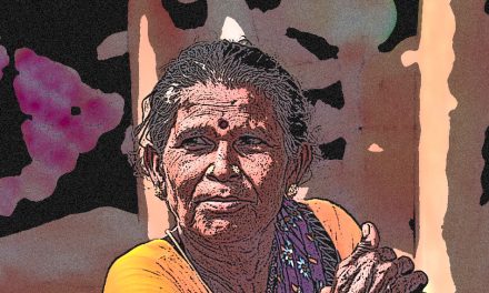 ರಂಗೋಲಿ ಕಲಿಸಿ ಬಲಿಪಾಡ್ಯಮಿಗೆ ಹೊರಟ ಅಜ್ಜಿ